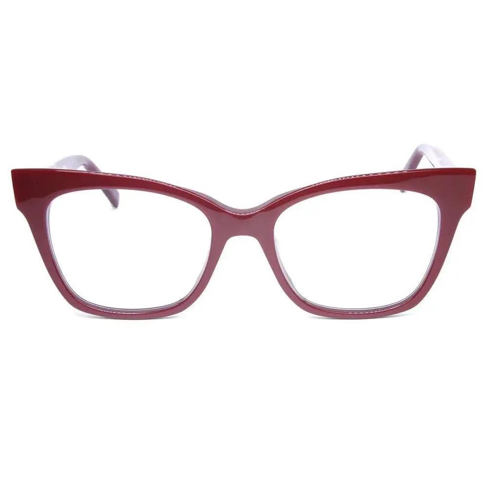 Óculos de Grau Max Mara Mm1318 C9A 51 Vermelho Escuro Gatinho - Ótica FagLux