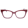 Óculos de Grau Max Mara Mm1318 C9A 51 Vermelho Escuro Gatinho