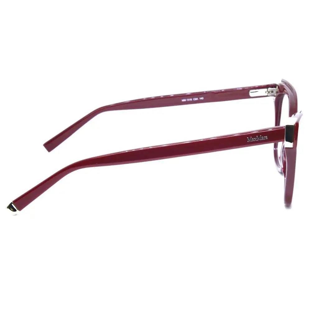 Óculos de Grau Max Mara Mm1318 C9A 51 Vermelho Escuro Gatinho - Ótica FagLux