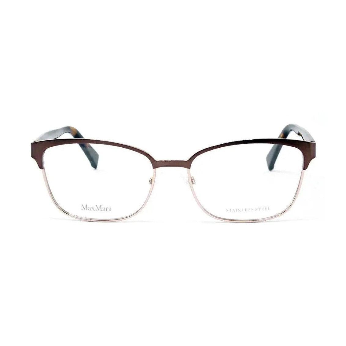 Óculos de Grau Max Mara Mm1331 Fg4 54 Dourado/Havana - Ótica FagLux