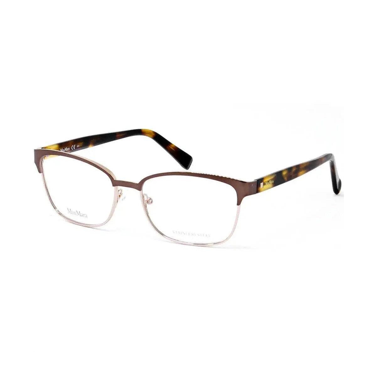 Óculos de Grau Max Mara Mm1331 Fg4 54 Dourado/Havana - Ótica FagLux