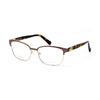 Óculos de Grau Max Mara Mm1331 Fg4 54 Dourado/Havana