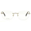 Óculos De Grau Max Mara Mm1370 Ddb 53 - Rose Gold/Havana