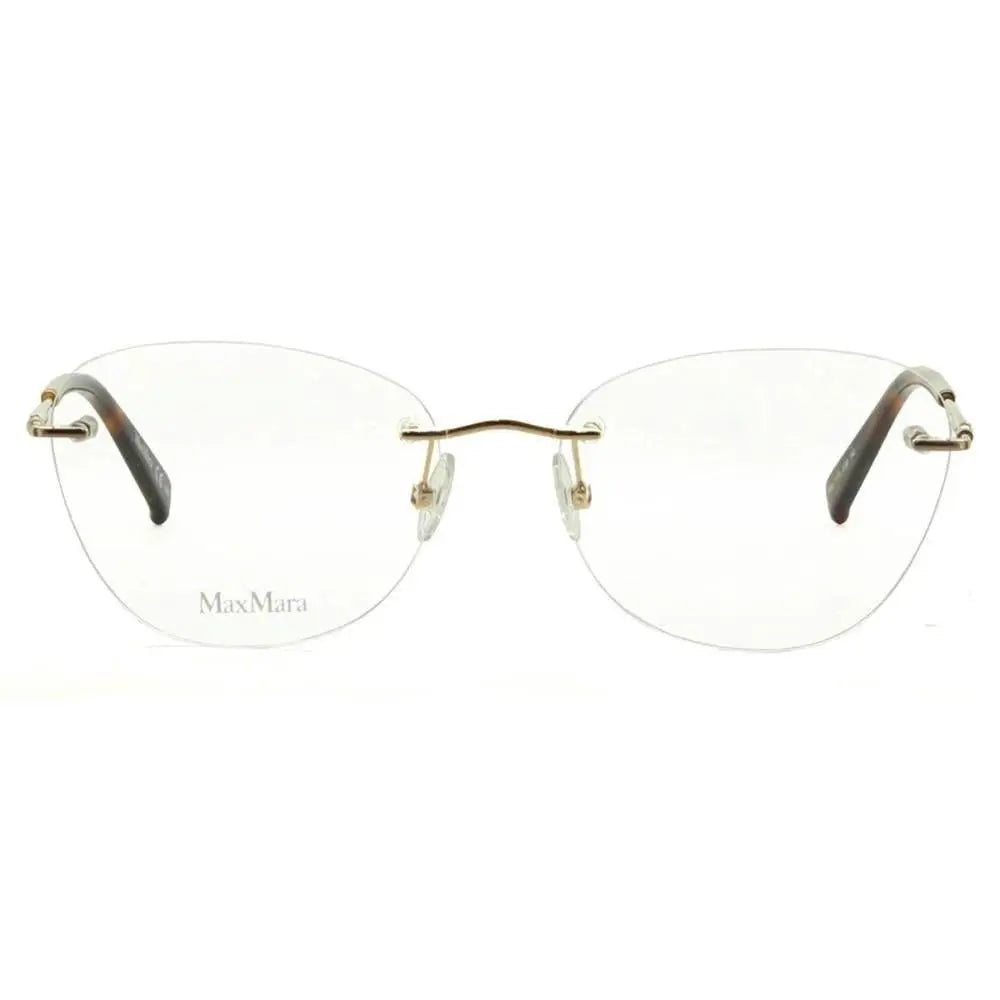 Óculos De Grau Max Mara Mm1370 Ddb 53 - Rose Gold/Havana - Ótica Vision Care