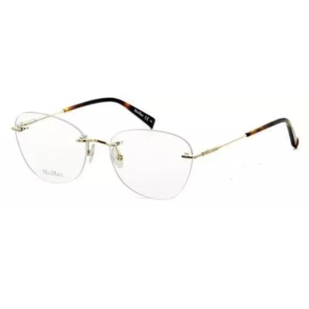 Óculos De Grau Max Mara Mm1370 Ddb 53 - Rose Gold/Havana - Ótica FagLux