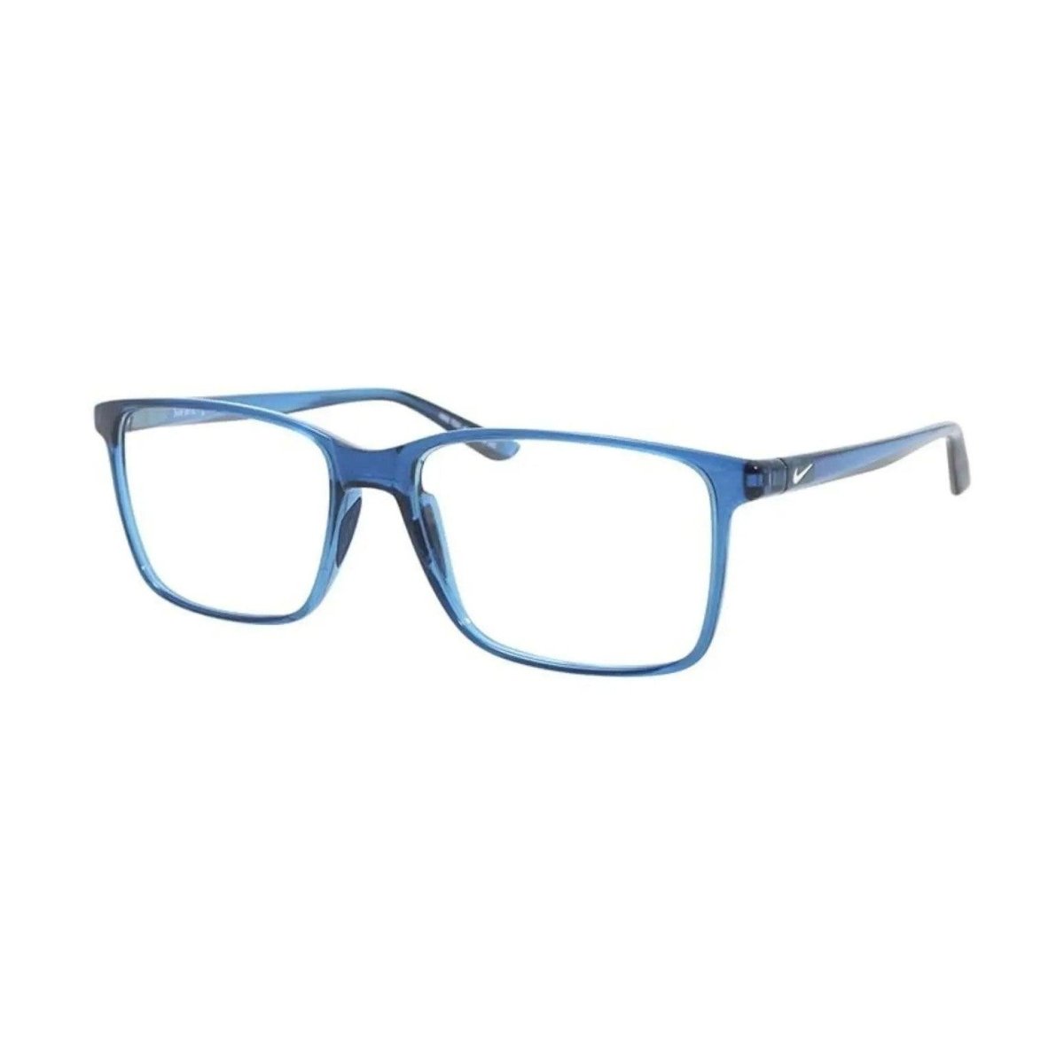 Óculos de Grau Nike 7033 404/55 Azul Transparente - Ótica FagLux