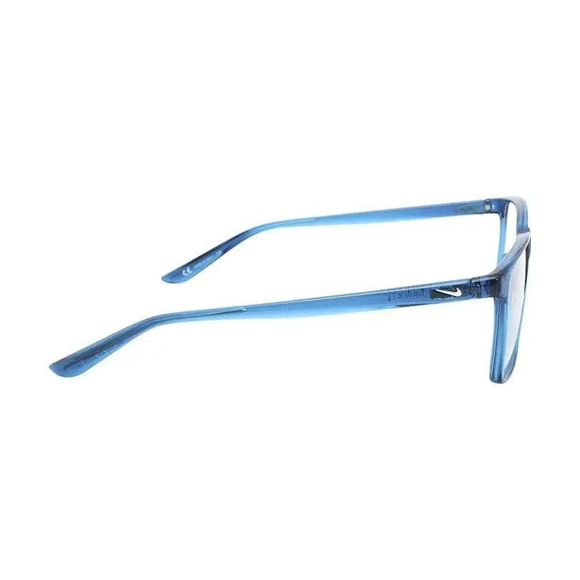 Óculos de Grau Nike 7033 404/55 Azul Transparente - Ótica FagLux