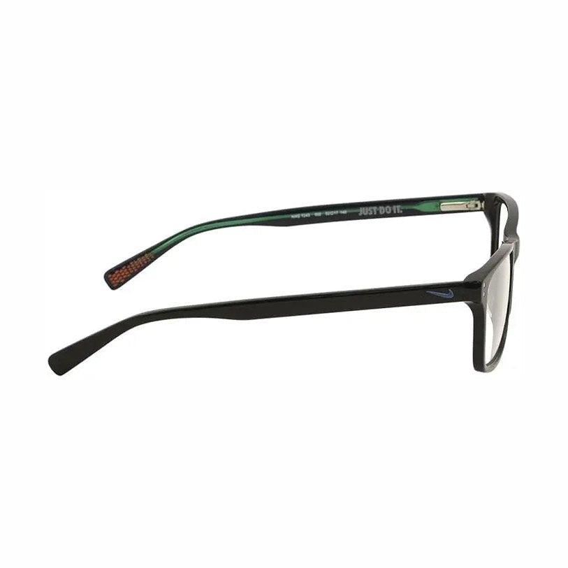 Óculos de Grau Nike 7243 002 52 - Preto/Verde - Ótica FagLux