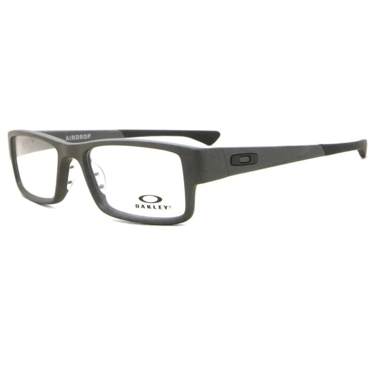 Óculos de Grau Oakley Airdrop OX8046 - Cinza/Preto - 804613/51 - Ótica FagLux