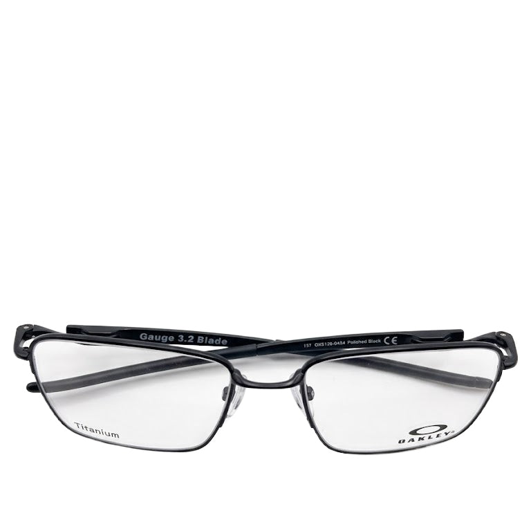 Óculos de Grau Oakley Ox5128 Gauge 3.2 Blade 512041 Polished Blk 54 - Ótica FagLux