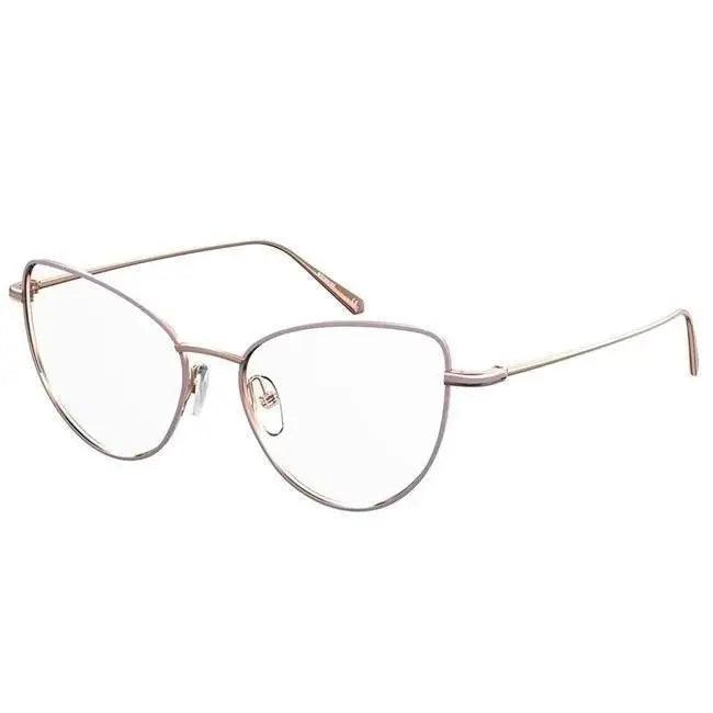 Óculos De Grau Polaroid Pld D382 Hzj - 53 Dourado E Lilás - Ótica FagLux
