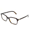 Óculos de Grau Prada VPR 03X 2AU-1O1 retangular Havana escuro 51mm