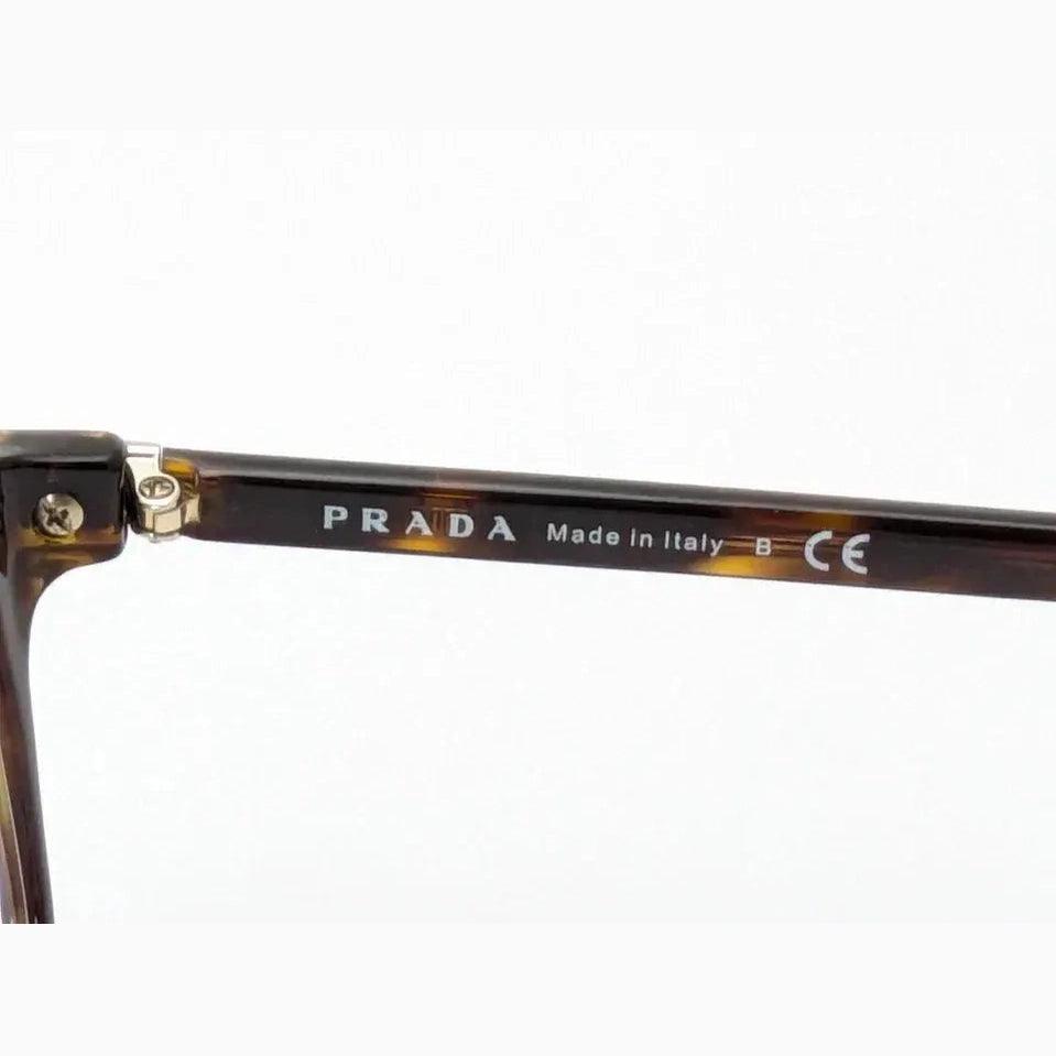 Óculos de Grau Prada VPR 03X 2AU-1O1 retangular Havana escuro 51mm - Ótica FagLux