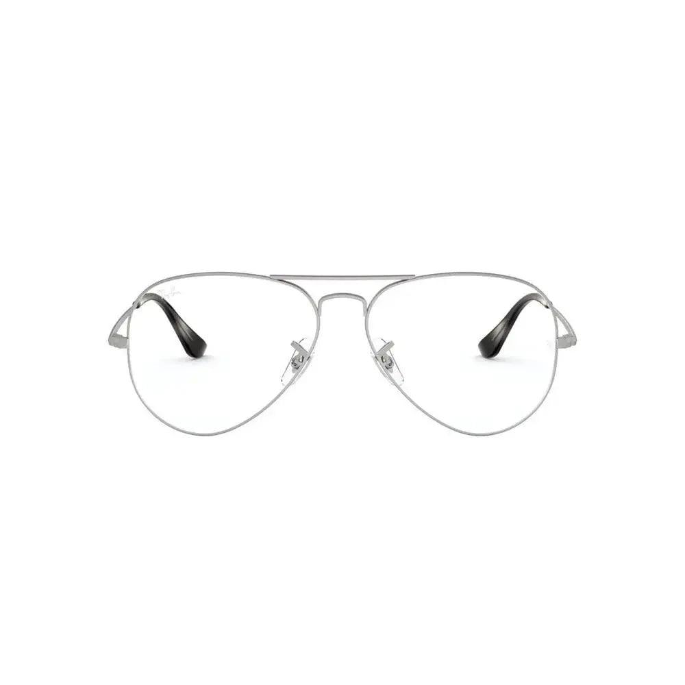 Óculos de Grau Ray-Ban Aviator Gaze RB6589 2538 59 - Silver - Ótica FagLux
