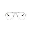 Óculos de Grau Ray-Ban Aviator Gaze RB6589 2538 59 - Silver