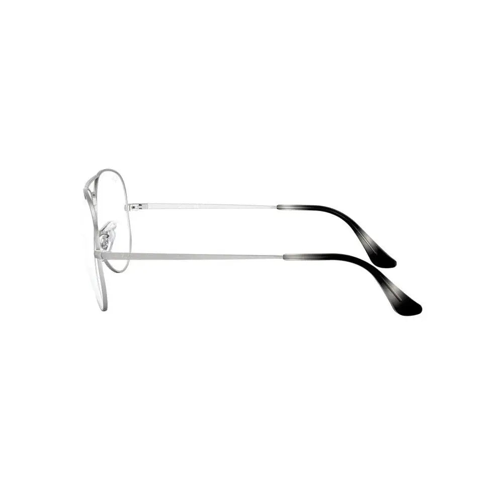 Óculos de Grau Ray - Ban Aviator Gaze RB6589 2538 59 - Silver - Ótica Vision Care