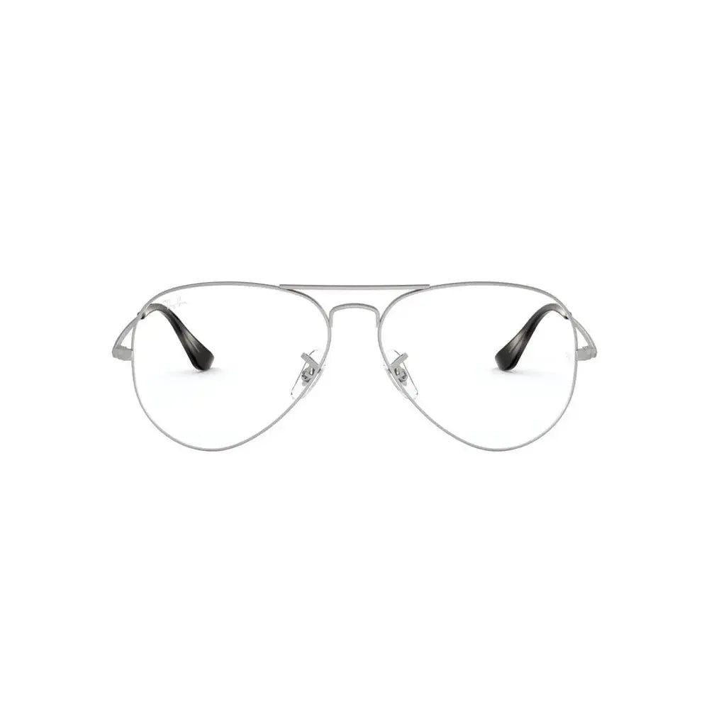 Óculos de Grau Ray - Ban Aviator Gaze RB6589 2538 59 - Silver - Ótica Vision Care