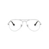 Óculos de Grau Ray-Ban Aviator Gaze RB6589 2538 59 - Silver
