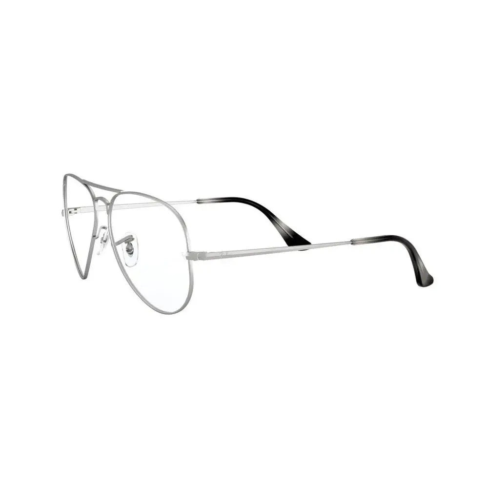 Óculos de Grau Ray - Ban Aviator Gaze RB6589 2538 59 - Silver - Ótica Vision Care