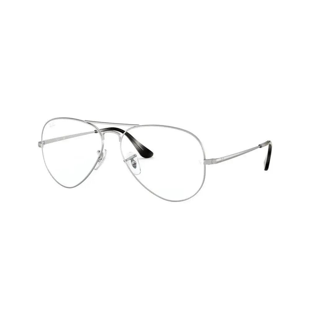 Óculos de Grau Ray-Ban Aviator Gaze RB6589 2538 59 - Silver - Ótica FagLux