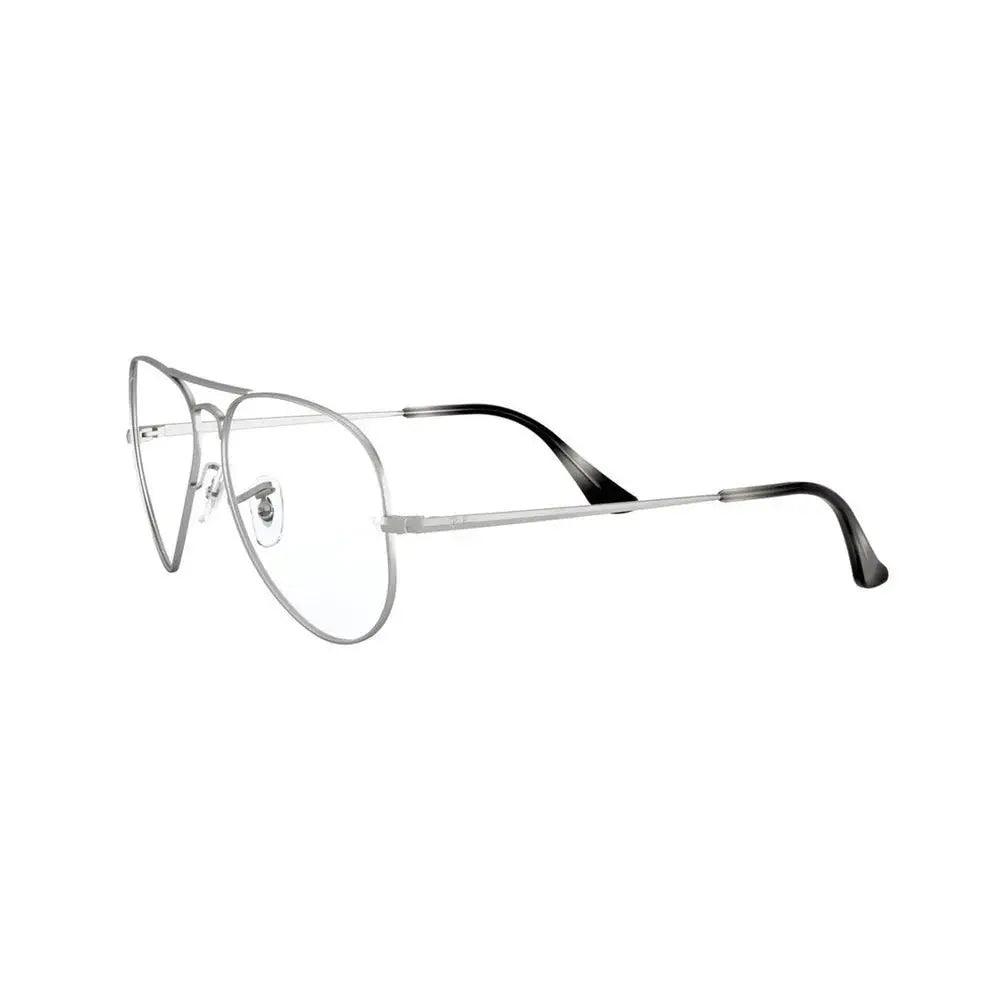 Óculos de Grau Ray-Ban Aviator Gaze RB6589 2538 59 - Silver - Ótica FagLux