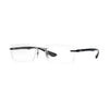 Óculos de Grau Ray-Ban Balgriff RX8724 1000 Titanio Grafite Lente Tam 56