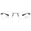 Óculos de Grau Ray-Ban Balgriff RX8724 1000 Titanio Grafite Lente Tam 56