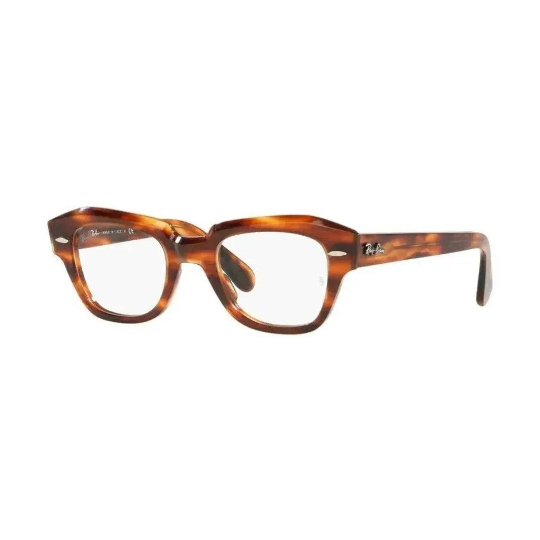 Óculos de Grau Ray Ban Feminino Borboleta Marrom rb5486 2144 48 - Ótica FagLux