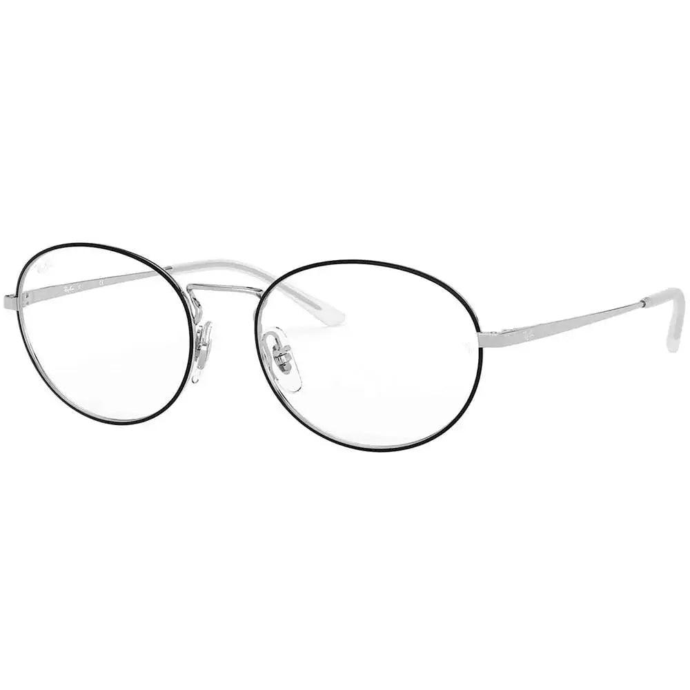 Óculos de Grau Ray-Ban RB6439 2983 54 - Preto / Prata - Ótica FagLux