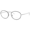 Óculos de Grau Ray-Ban RB6439 2983 54 - Preto / Prata