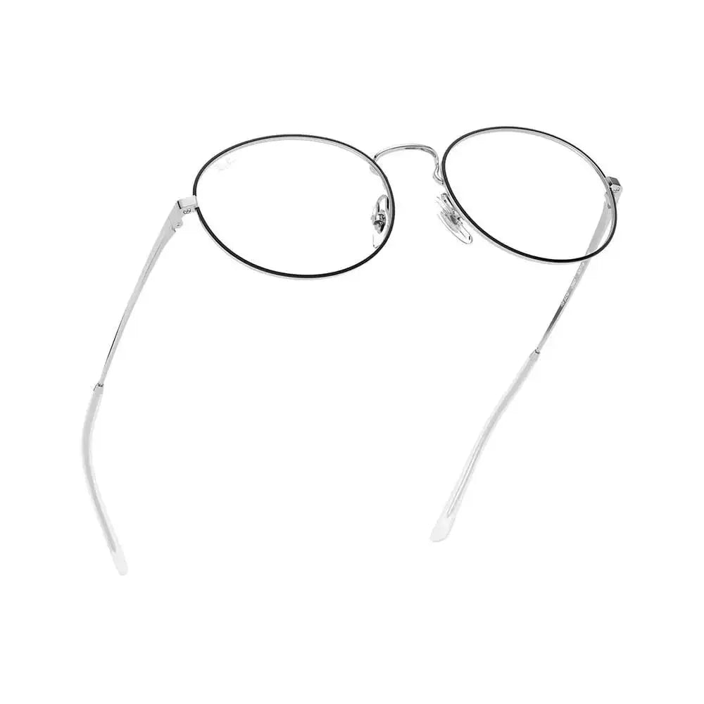 Óculos de Grau Ray - Ban RB6439 2983 54 - Preto / Prata - Ótica Vision Care