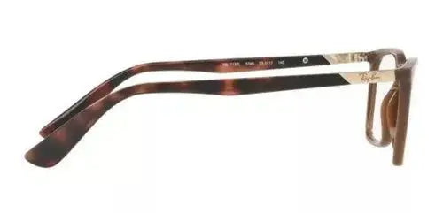 Óculos de Grau Ray - Ban Rb7137l 5746 53mm Marrom - Ótica Vision Care