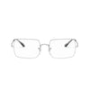 Óculos de Grau Ray Ban Retangular Rb1969v 2501 51 Prata Brilho