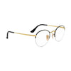 Óculos de Grau Ray-Ban Round Gaze RB3947VL 2946 51 - Preto / Dourado