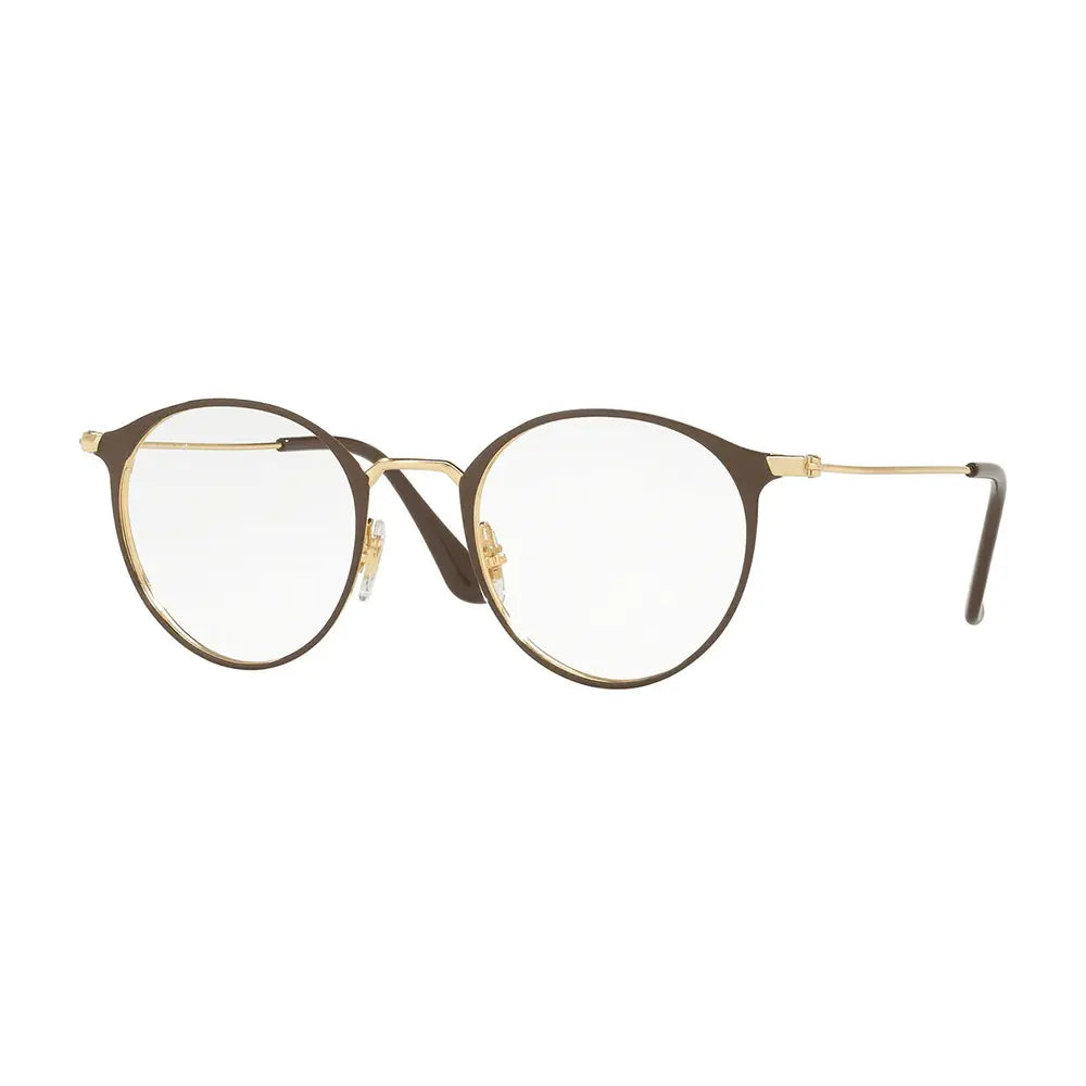 Óculos de Grau Ray - Ban RX6378 2905 49 - Marrom - Ótica Vision Care