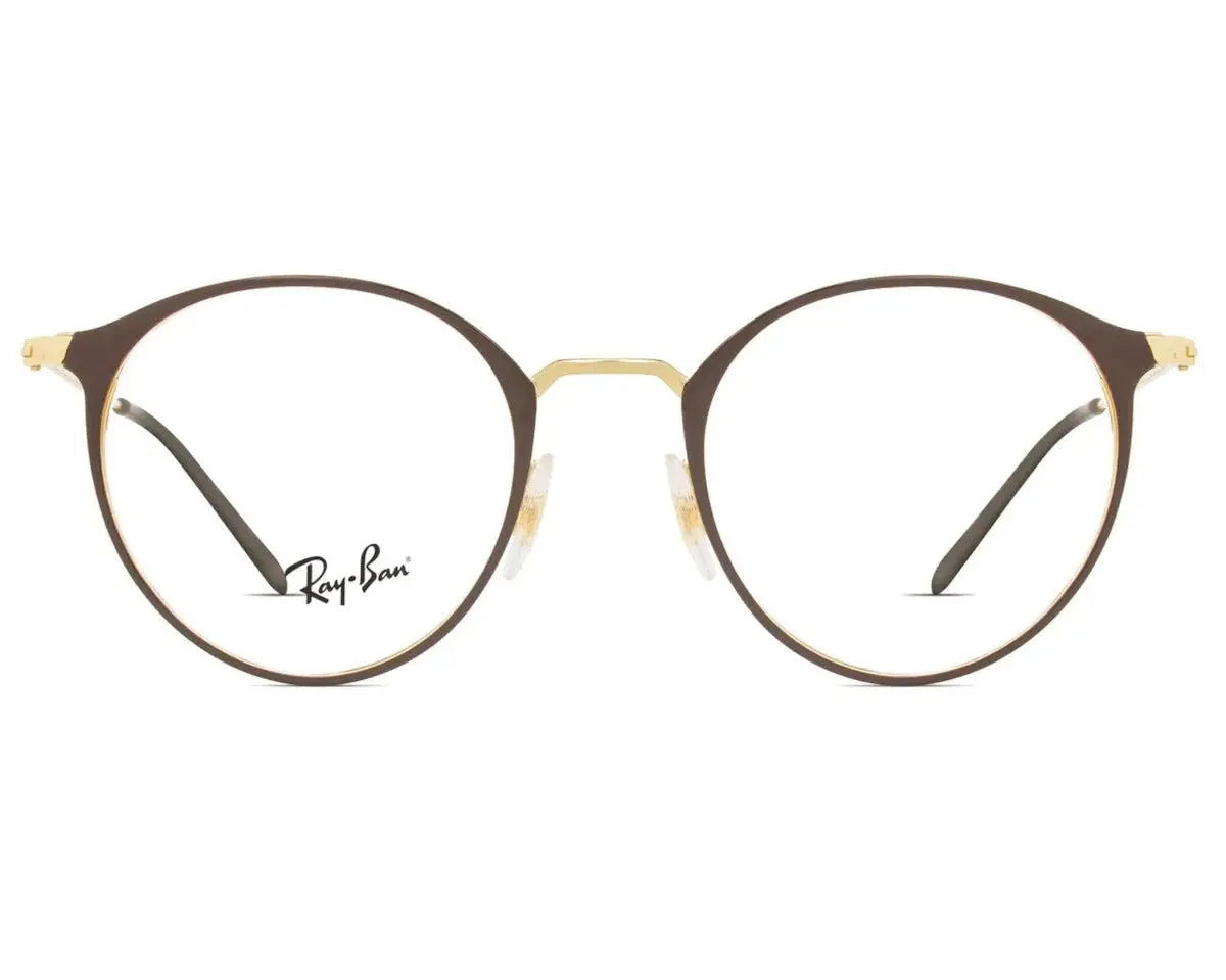 Óculos de Grau Ray - Ban RX6378 2905 49 - Marrom - Ótica Vision Care