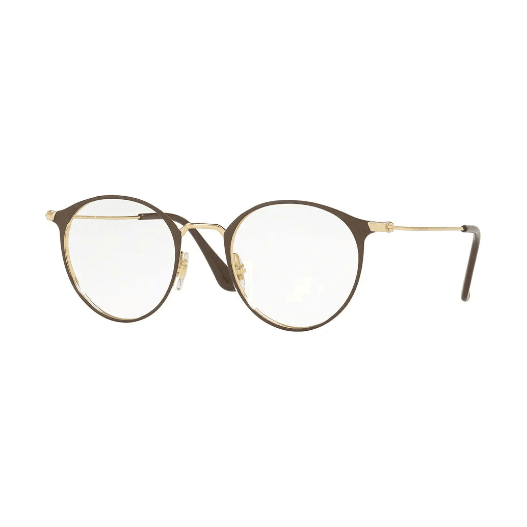 Óculos de Grau Ray-Ban RX6378 2905 49 - Marrom - Ótica FagLux