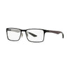 Óculos de Grau Ray-Ban RX8415 2503 Preto Lente Tam 55 Fibra de Carbono