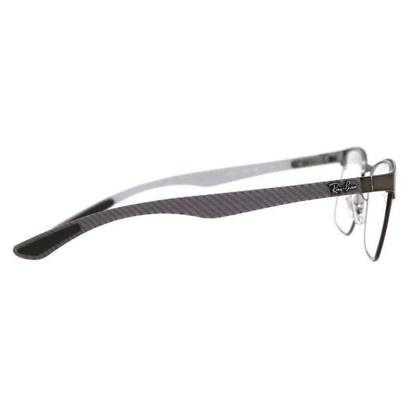 Óculos de Grau Ray-Ban RX8416 2620 Matte Gunmetal Fibra de Carbono - Ótica FagLux