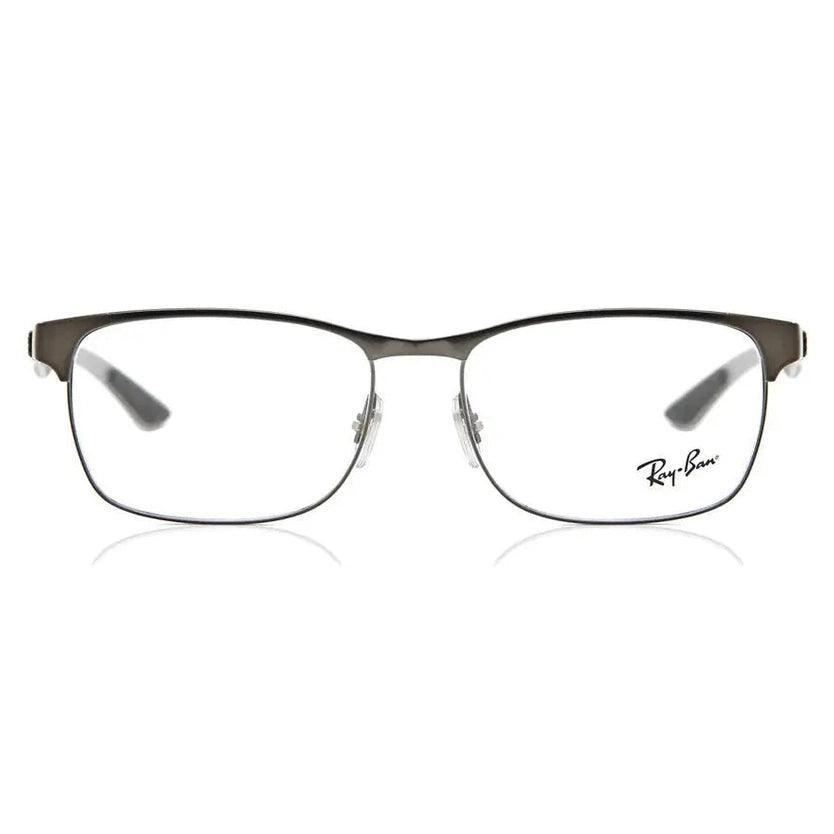Óculos de Grau Ray-Ban RX8416 2620 Matte Gunmetal Fibra de Carbono - Ótica FagLux