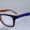 Óculos de Grau Ray-Ban RY1531 3762 azul marinho/laranja 46