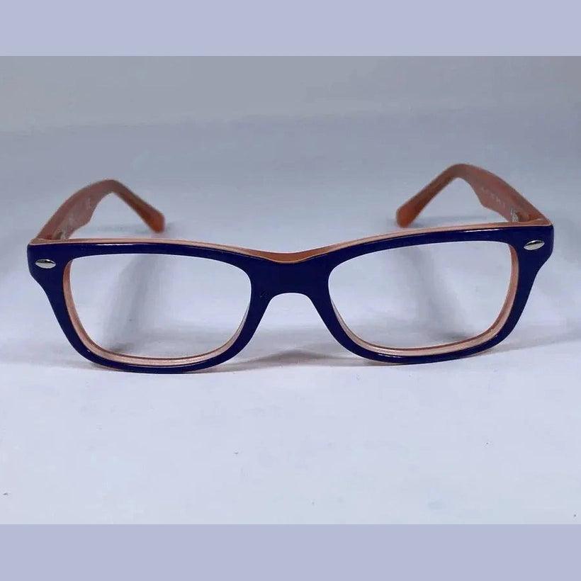 Óculos de Grau Ray-Ban RY1531 3762 azul marinho/laranja 46 - Ótica FagLux