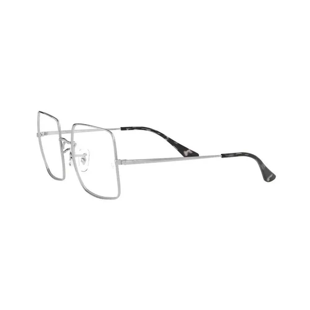 Óculos de Grau Ray - Ban Square RB1971VL 2501 54 - Prata - Ótica Vision Care
