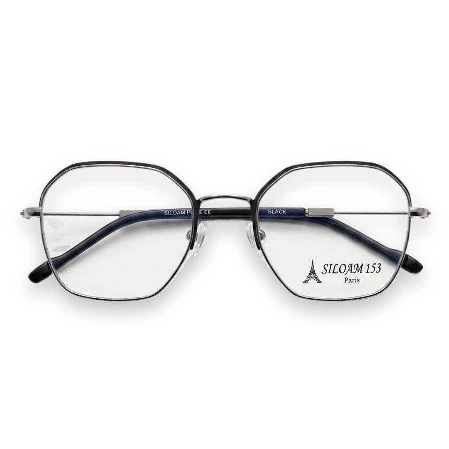 Óculos de Grau Siloam Paris 2837 49 Grey/M.Black - Ótica FagLux