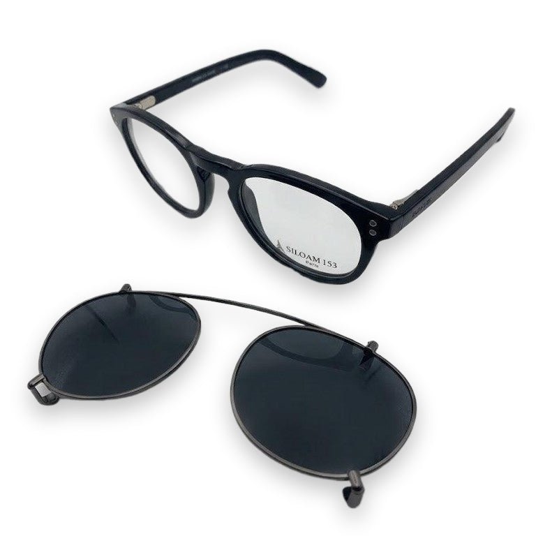 Óculos de Grau Siloam Paris 608 46 Col.K4 Clip-0n - Ótica FagLux