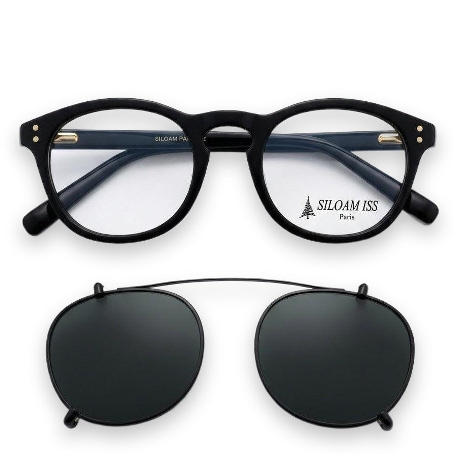 Óculos de Grau Siloam Paris 608 46 Col.K4 Clip-0n - Ótica FagLux