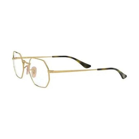 Óculos de Grau Unissex Ray Ban RB6456 2500 53 Metal Dourada - Ótica FagLux