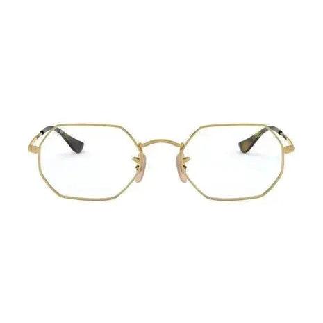 Óculos de Grau Unissex Ray Ban RB6456 2500 53 Metal Dourada - Ótica FagLux