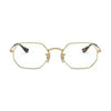 Óculos de Grau Unissex Ray Ban RB6456 2500 53 Metal Dourada