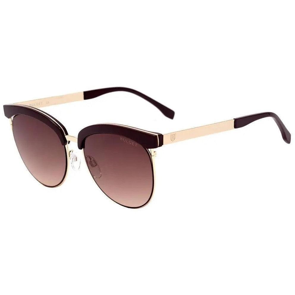 Óculos De Sol Bulget Bg 5114 D01 Vinho E Dourado Brilho - Ótica FagLux
